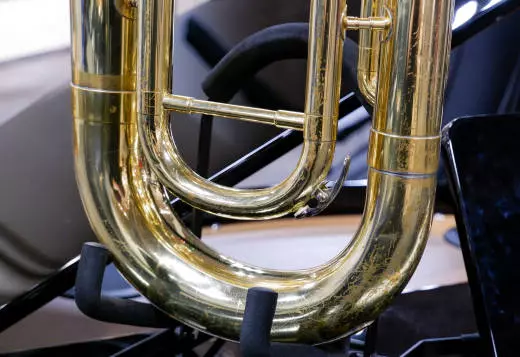 Yamaha Band -YEP-201 3-Valve Student Euphonium - Yellow-Brass Lacquer 2